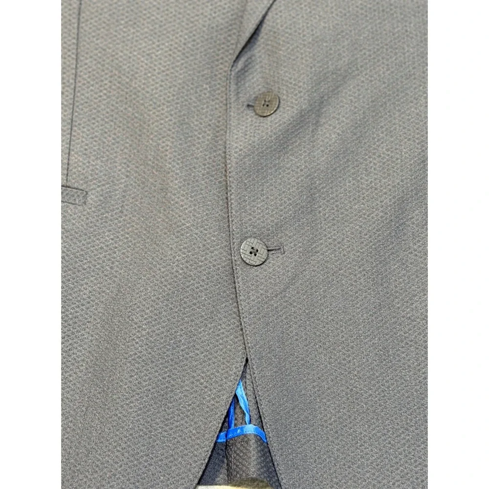 Twillory Performance Blazer Mens 50R Navy Blue 4-Way Stretch Cooling Tech Jacket